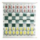 Juego de tablero de demostración (enseñanza) de ajedrez estilo bolsa de 28 " con bolsa de transporte de lujo