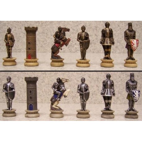 Ajedrez  de resina de figuras Romanas y  Egipcias