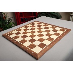 Tablero de ajedrez de madera de nogal y arce  de 2.0 " por cuadro